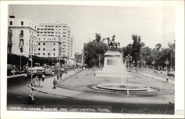 Opera Square and Continental Hotel Cairo Egypt Africa