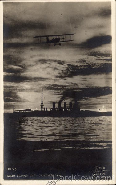 Night Flying Over San Diego Bay California