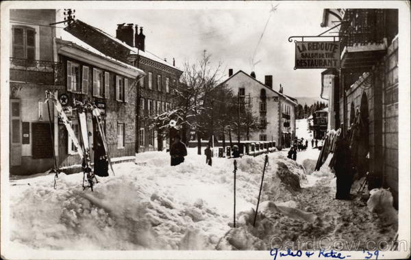 The Village in the Snow Station des Rousses France