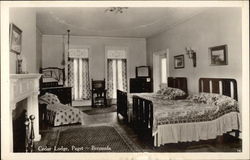 Cedar Lodge Paget, Bermuda Postcard Postcard