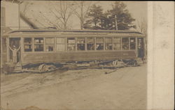 Streetcar Accident Postcard