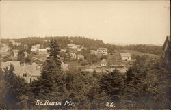 Aerial View of So. Bristol Postcard