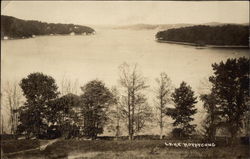 View of Lake Hopatcong New Jersey Postcard Postcard