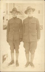 Frank Reed and Alwyn Adley, 1918 Postcard
