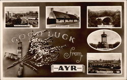 Good Luck Ayr, Scotland Postcard Postcard