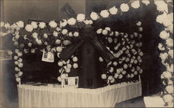 Taft Bryan - Decorations With Flowers and Windmill Postcard