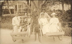 Families on Two Carts Jacksonville, FL Postcard Postcard