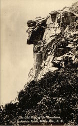 The Old Man of the Mountains Franconia Notch, NH Postcard Postcard