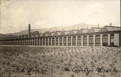 Back View, Machine Shop "Mc Carty's Meadow" Postcard