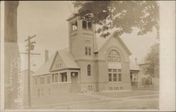 Methodist Church Waterbury, VT Postcard Postcard