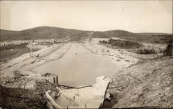 Quabbin Reservoir Construction Postcard