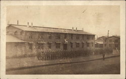 View of Company in Formation Postcard