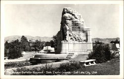 The Mormon Battalion Monument - State Capitol Grounds Postcard