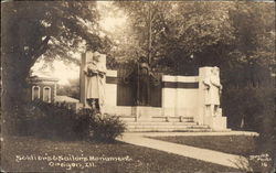 Soldier's & Sailor's Monument Postcard