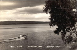 Hubbard Lake Alpena, MI Postcard Postcard