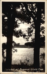 Evening at Ahquabi State Park Postcard