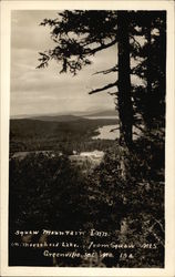 Quaw Mountain Inn, on Moosehead Lake... from Squaw Mt.S, Greenville Jct. Me Maine Postcard Postcard