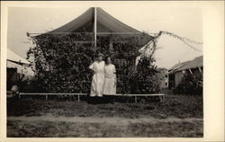 Two Girls at Orchard Beach Women Postcard Postcard