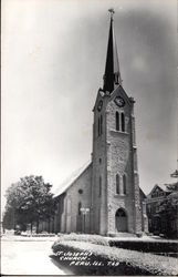 St. Joseph's Church Peru, IL Postcard Postcard