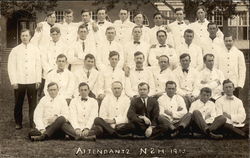 Attendants NSH 1912 Newberry, MI Postcard Postcard