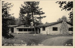 National Forest Lodge Postcard