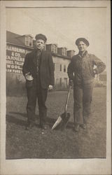 Oil & Coal Men, Railroad Workers Postcard