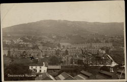 View of Greenfield Village, Saddleworth, Oldham Postcard