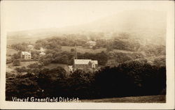 View of Greenfield District Postcard