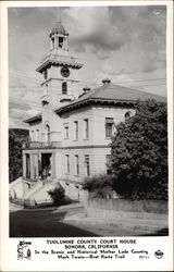 Tuolomne County Court House Postcard