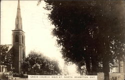 Grace Church - Main Street North Postcard