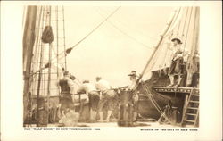 The "Half Moon" in New York Harbour Postcard