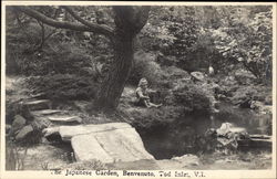 The Japanese Garden - Benvenuto, Tod Inlet Postcard