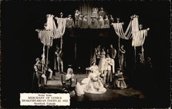 Scene From Mercant of Venice Shakespearean Festival 1955 Postcard