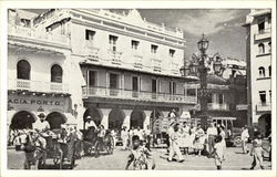 Main Square of the Old Walled City Postcard