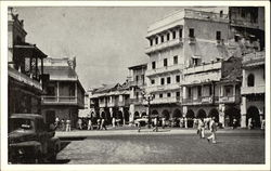 Main Square with Colonial Buildings Cartagena, Colombia South America Postcard Postcard