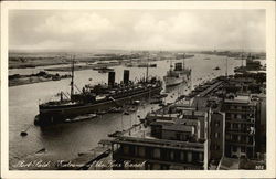 Entrance of the Suez Canal Postcard