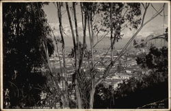 View of Santiago, Chile Postcard Postcard
