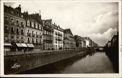 River Through Rennes France Postcard Postcard