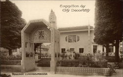 Exposition des Arts Decoratif, Roseraie Luxembourgeoise Postcard