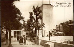 Pavillon de l'Autriche - The Arts Deco Exposition Postcard