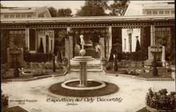 Exposition des Arts Decoratif, Jardin Postcard