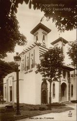 Pavillon de L'Espange - The Art Deco Exposition Postcard