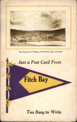 The Pond and Village Postcard