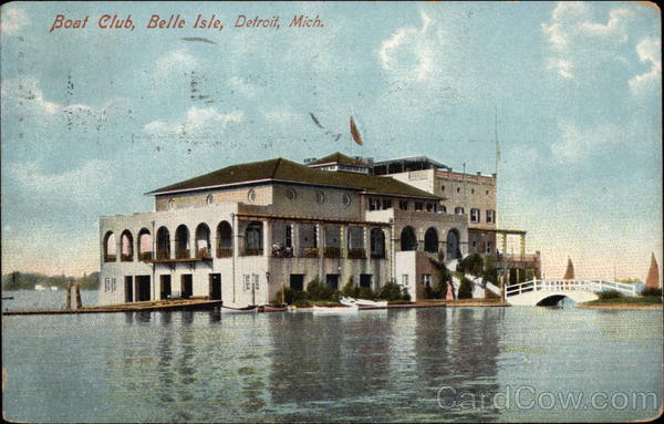 Boat Club, Belle Island Detroit Michigan