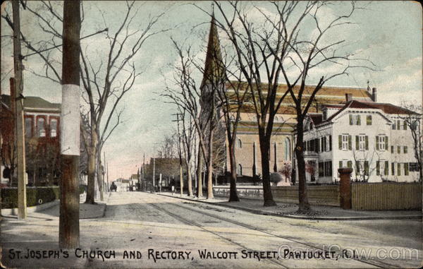 St. Joseph's Church and Rectory, Walcott Street Pawtucket Rhode Island