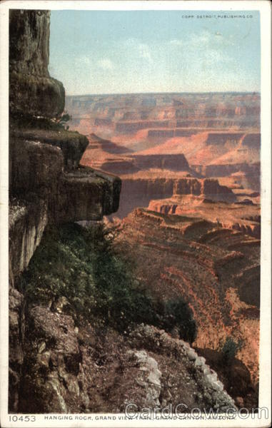 Hanging Rock, Grand View Trail Grand Canyon National Park Arizona
