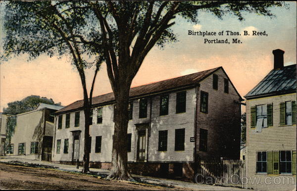 Birthplace of Thomas B. Reed Portland Maine