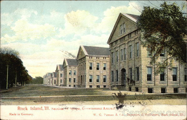 Section of Shops, Government Arsenal Rock Island Illinois