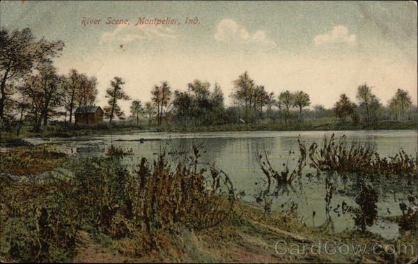 River Scene Montpelier Indiana