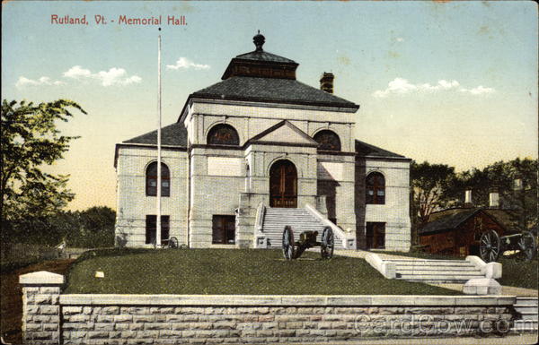 Memorial Hall Rutland Vermont